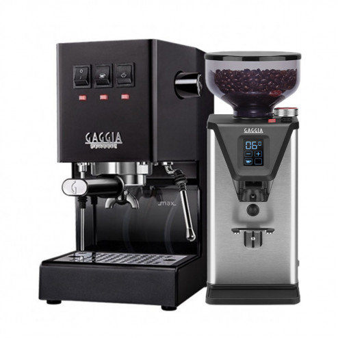 Gaggia Classic Evo Pro Musta & Gaggia MDF 55